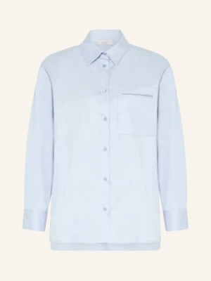 Peserico Bluzka Z Kamieniami Ozdobnymi blau