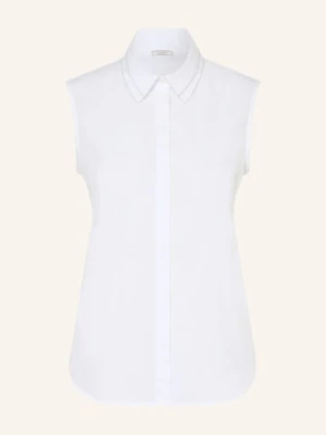 Peserico Bluzka Z Ozdobnymi Kamieniami weiss