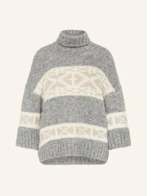 Peserico Golf Z Dodatkiem Alpaki, Z Cekinami grau