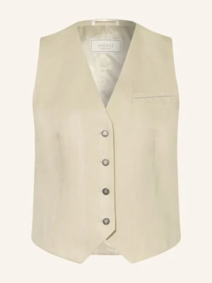 Peserico Kamizelka Blezerowa Z Lnem beige