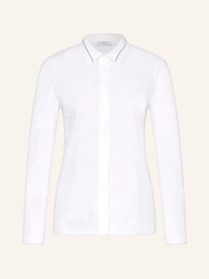 Peserico Koszula Z Mieszanki Materiałów weiss