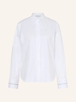 Peserico Koszula Z Ozdobnymi Perełkami weiss