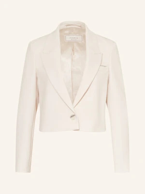 Peserico Krótki Blezer Z Ozdobnymi Kamykami beige