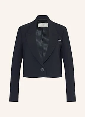 Peserico Krótki Blezer Z Ozdobnymi Kamykami blau