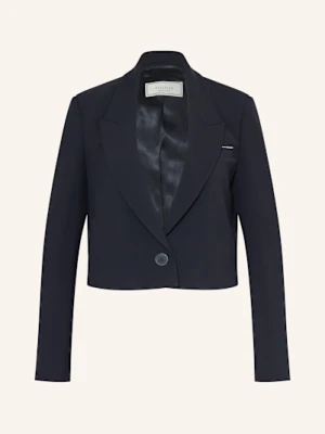 Peserico Krótki Blezer Z Ozdobnymi Kamykami blau