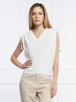 Peserico Lniana bluzka | Regular Fit