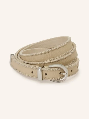 Peserico Skórzany Pasek beige