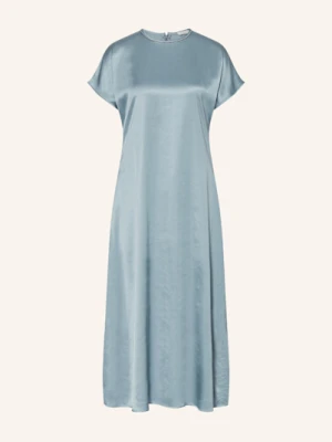 Peserico Sukienka Satynowa blau