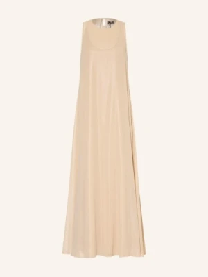 Peserico Sukienka Z Kamieniami Ozdobnymi beige