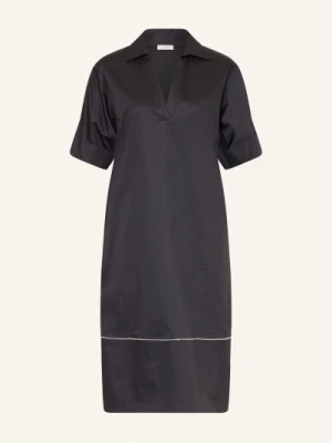 Peserico Sukienka Z Kamieniami Ozdobnymi blau