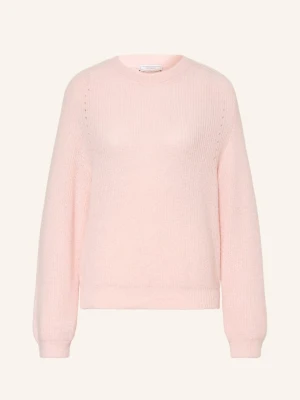 Peserico Sweter Z Alpaki I Cekinami rosa JASNORÓŻOWY