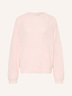 Peserico Sweter Z Alpaki I Cekinami rosa JASNORÓŻOWY