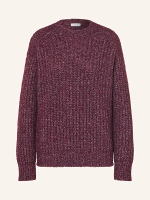 Peserico Sweter Z Alpaki rot CIEMNOCZERWONY