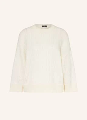 Peserico Sweter Z Rękawami 3/4 I Cekinami weiss