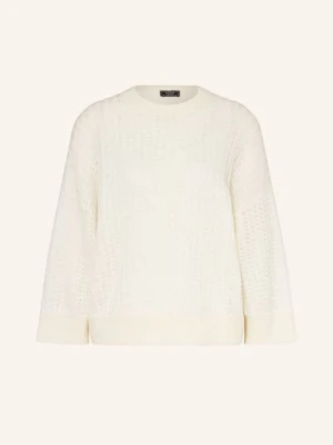 Peserico Sweter Z Rękawami 3/4 I Cekinami weiss