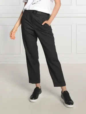 Peserico Wełniane spodnie | carrot fit