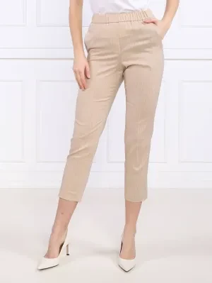 Peserico Wełniane spodnie | Regular Fit | z dodatkiem lnu