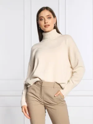 Peserico Wełniany golf | Regular Fit | z dodatkiem jedwabiu