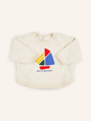 Petit Bateau Bluza grau szary