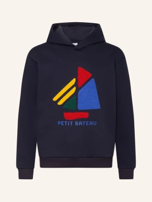 Petit Bateau Bluza Z Kapturem blau