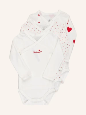 Petit Bateau Body Kopertowe W 3-Paku weiss