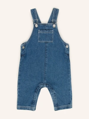 Petit Bateau Jeansy Ogrodniczki Z Szelkami blau 01 DENIM