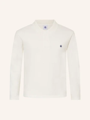Petit Bateau Koszulka Polo Piqué weiss KREMOWY