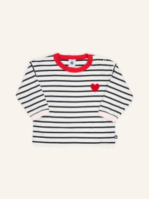 Petit Bateau Koszulka Z Długim Rękawem weiss