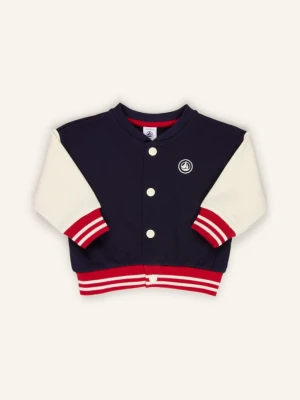 Petit Bateau Kurtka W Stylu College'owym blau beżowy