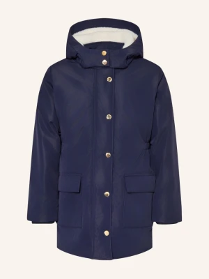 Petit Bateau Parka Z Odpinanym Kapturem blau GRANATOWY