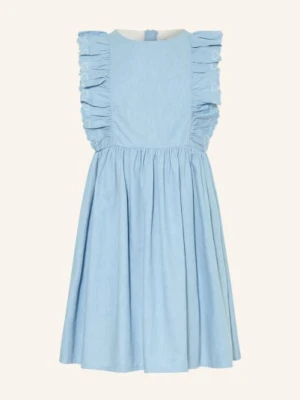 Petit Bateau Sukienka Z Falbanami blau