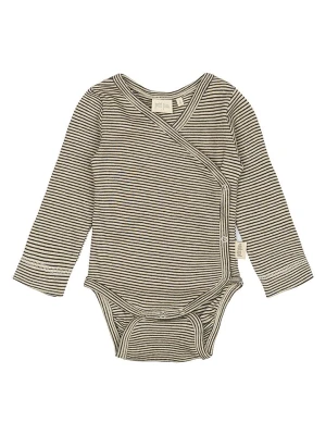 Petit Piao Body w kolorze beżowo-brązowym rozmiar: 74