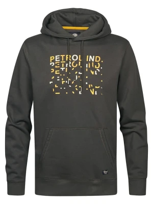 Petrol Bluza w kolorze szarobrązowym rozmiar: L