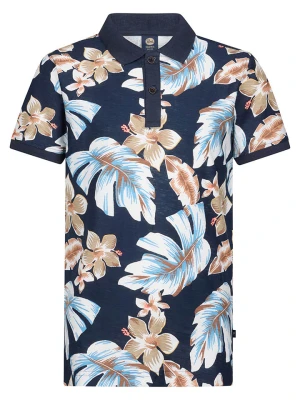 Petrol Industries Koszulka polo w kolorze granatowo-beżowym rozmiar: 164