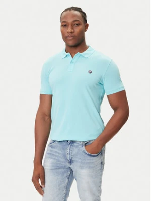 Petrol Industries Polo M-ROS-POL002 Niebieski Regular Fit