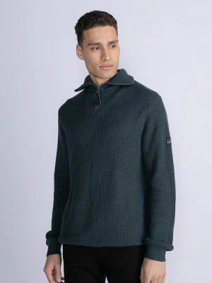 Petrol Industries Sweter w kolorze niebieskim rozmiar: XL