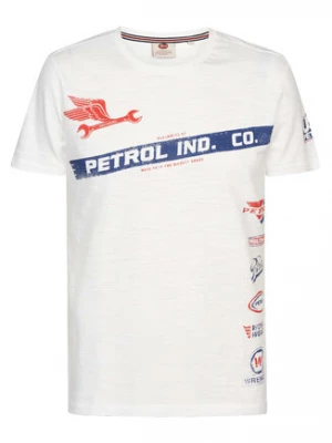 Petrol Industries T-Shirt M-1030-TSR626 Biały Regular Fit