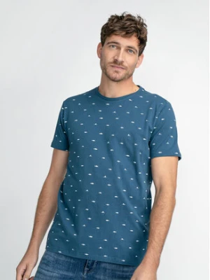 Petrol Industries T-Shirt M-1030-TSR657 Niebieski Regular Fit