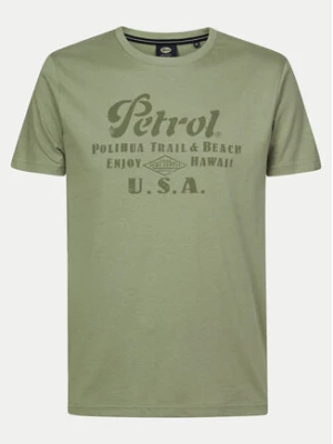 Petrol Industries T-Shirt M-1040-TSR600 Zielony Regular Fit