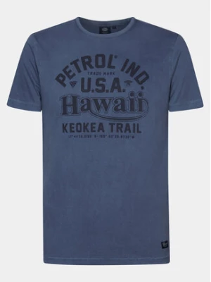 Petrol Industries T-Shirt M-1040-TSR606 Niebieski Regular Fit