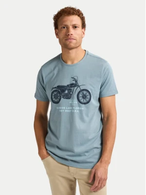 Petrol Industries T-Shirt M-1050-TSR707 Niebieski Regular Fit
