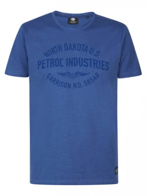 Petrol Industries T-Shirt M-3030-TSR609 Niebieski Regular Fit