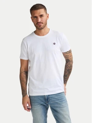 Petrol Industries T-Shirt M-ROS-TSR002 Biały Regular Fit