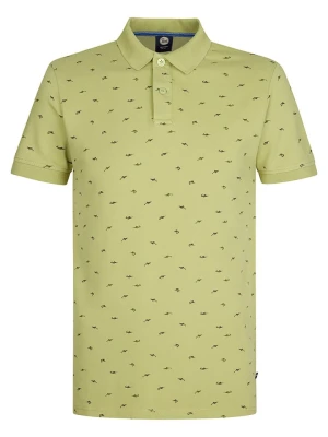 Petrol Koszulka polo "Palmview" w kolorze jasnozielonym rozmiar: L