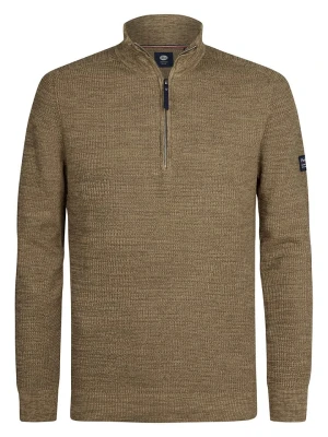 Petrol Sweter "Nashville" w kolorze jasnobrązowym rozmiar: XL