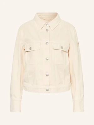 Peuterey Kurtka Dżinsowa Lala Bull weiss