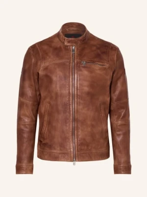 Peuterey Kurtka Skórzana Saguaro braun