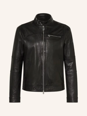 Peuterey Kurtka Skórzana Saguaro schwarz