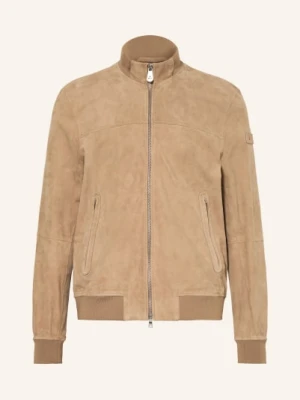 Peuterey Kurtka Skórzana Sands beige