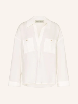 Phase Eight Bluzka Arla Z Lnu weiss